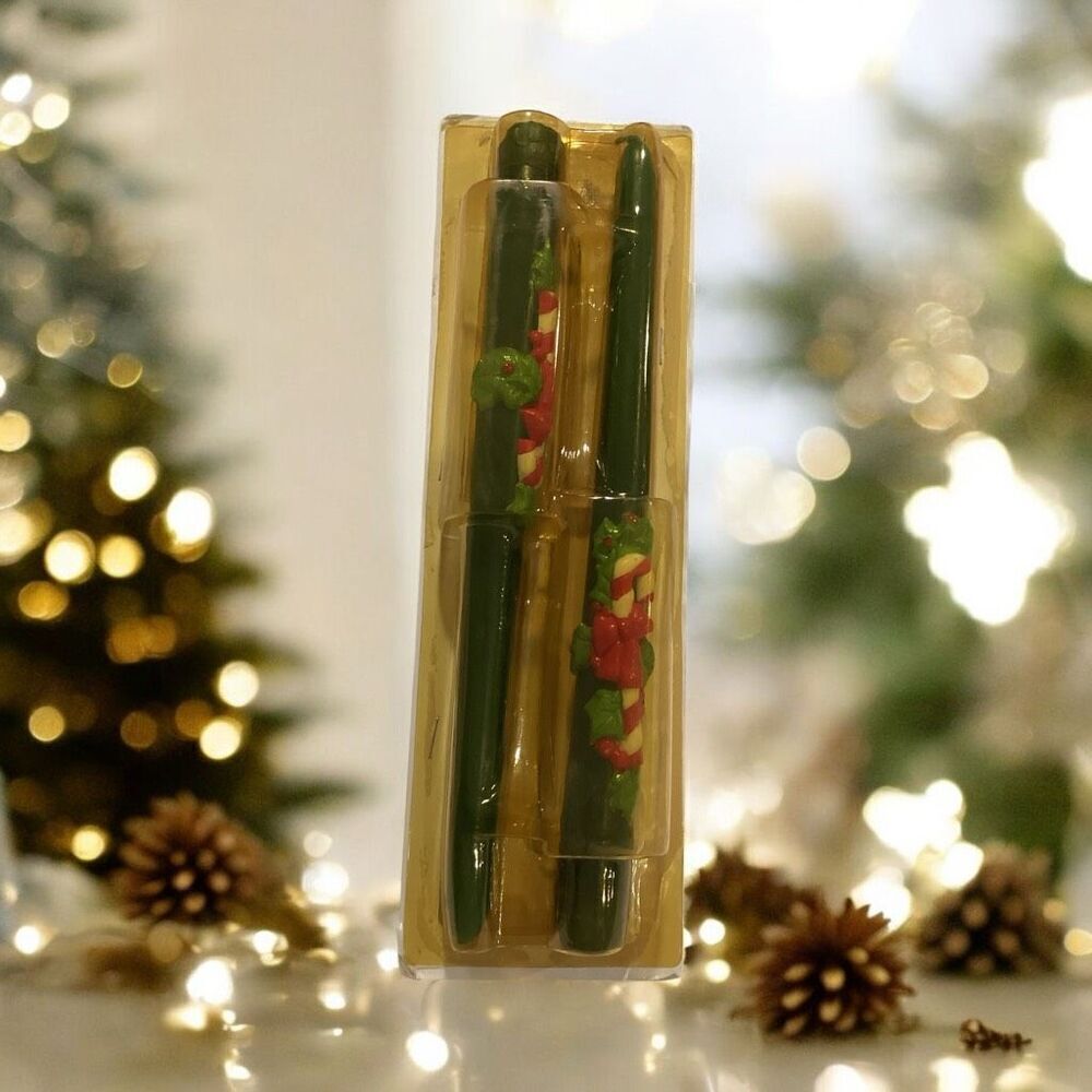 Vintage Avon Candy Cane Taper Candles